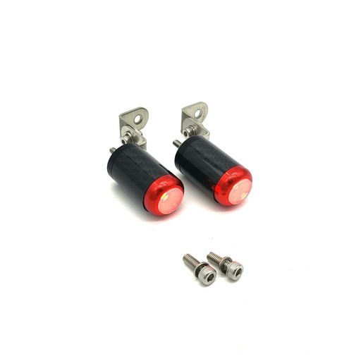 Carbon revo supports feux arrière à LED - 1 paire - universel pour trottinette Carbon Revo