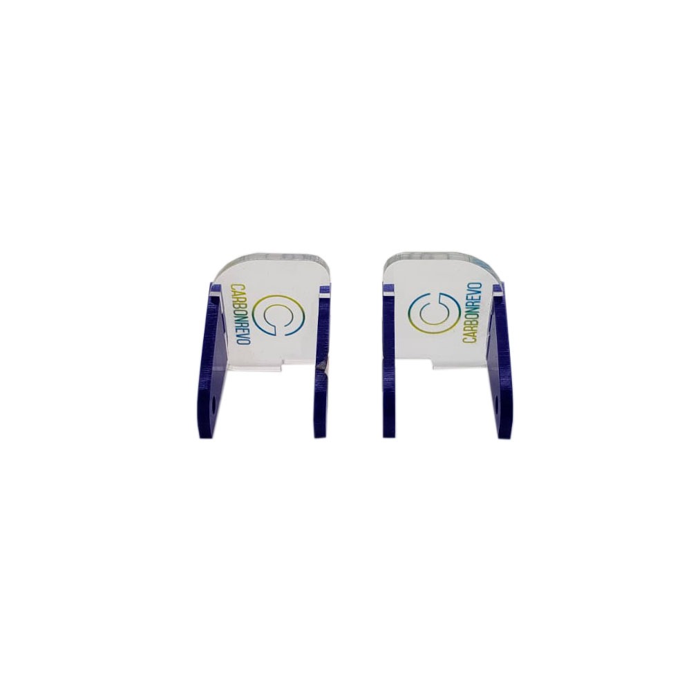 Carbon revo cache pour LED avant blue - 1 paire - dualtron RAPTOR/1/2/ULTRA pour trottinette Carbon Revo