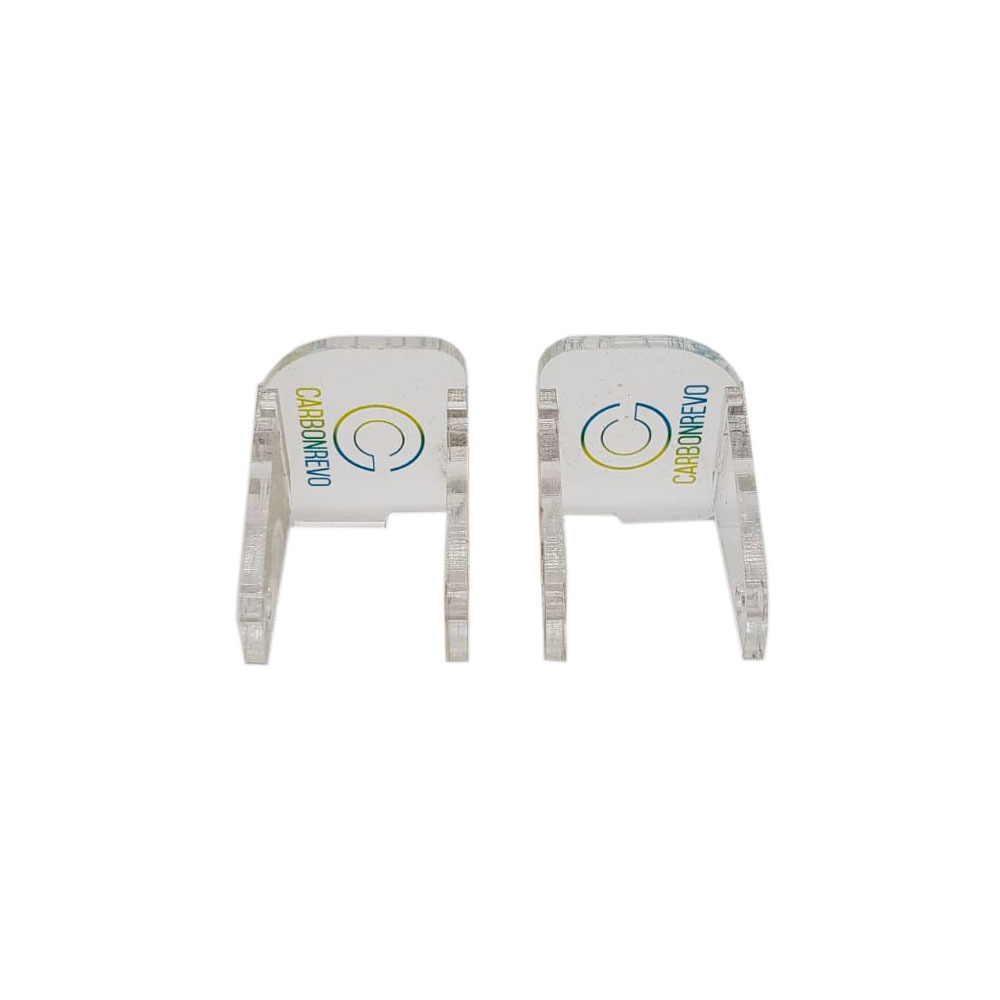 Carbonrevo cache LED avant transparent - paire - dualtron RAPTOR/1/2/ULTRA pour trottinette Dualtron