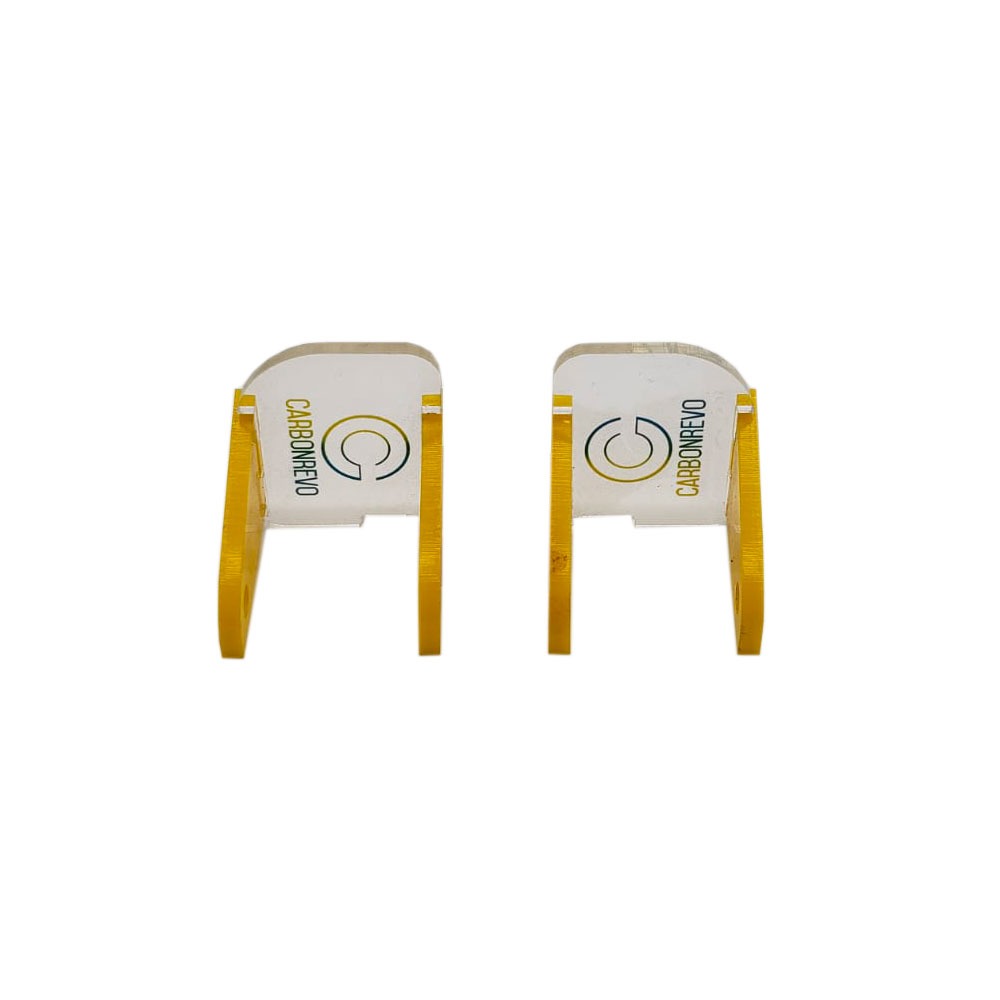Carbon revo cache pour LED avant jaune - 1 paire - dualtron RAPTOR/1/2/ULTRA pour trottinette Carbon Revo