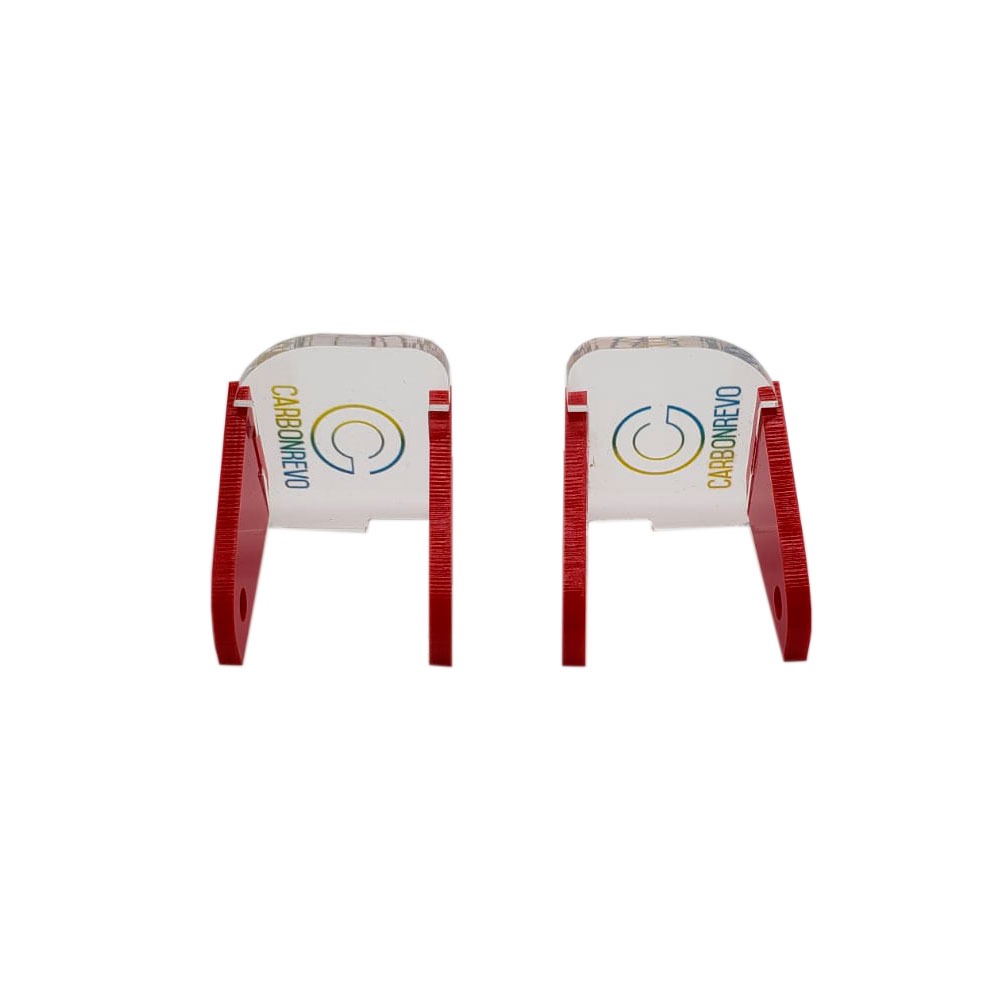 Carbon revo cache pour LED avant rouge - 1 paire - dualtron RAPTOR/1/2/ULTRA pour trottinette Carbon Revo
