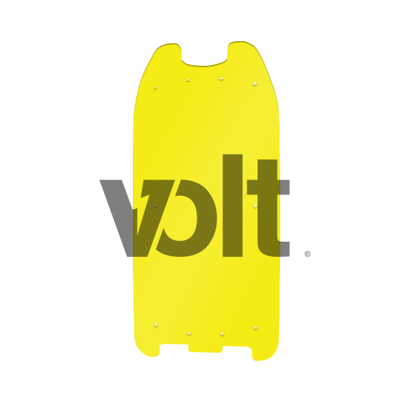 Carbon revo doublure de deck 3MM jaune - dualtron 1/RAPTOR pour trottinette Carbon Revo