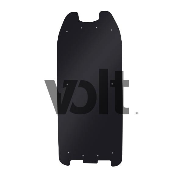 Carbon revo doublure de deck 3MM deck noir - dualtron 2 pour trottinette Carbon Revo