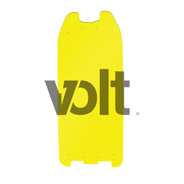 Carbon revo doublure de deck 3MM jaune - dualtron 2 pour trottinette Carbon Revo