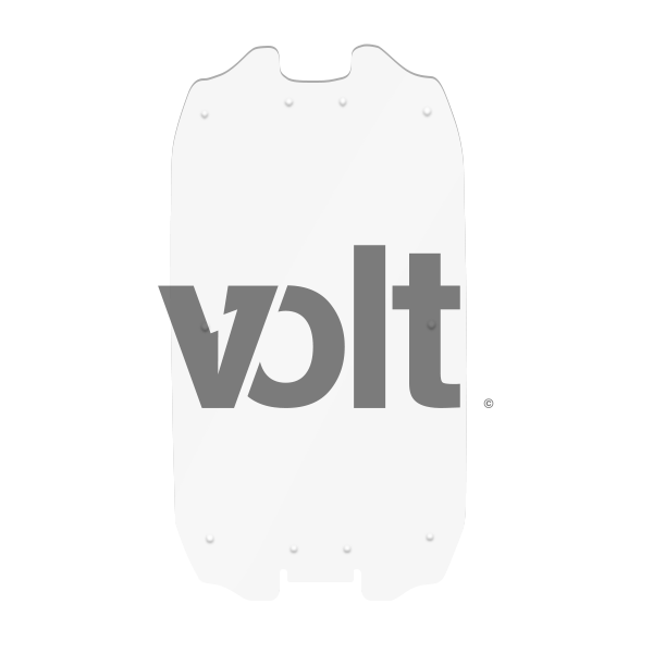 Carbon revo doublure de deck 3MM blanc - dualtron ultra pour trottinette Carbon Revo