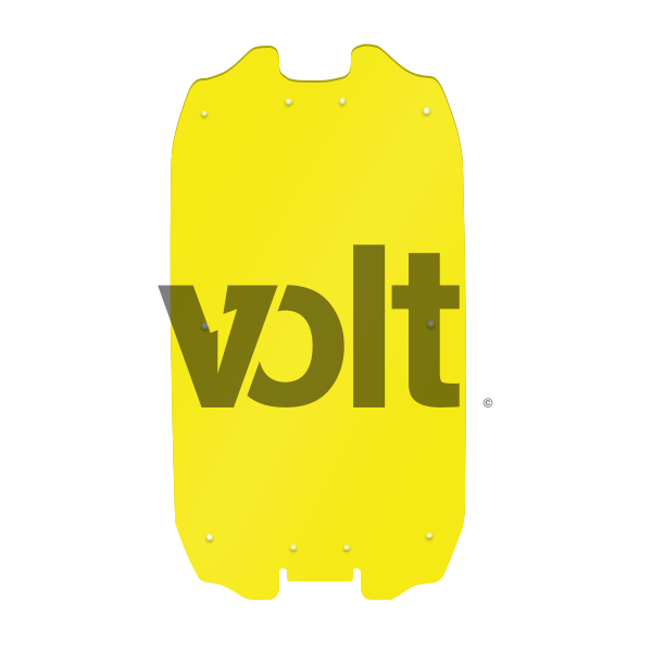 Carbon revo doublure de deck 3MM jaune - dualtron ultra pour trottinette Carbon Revo