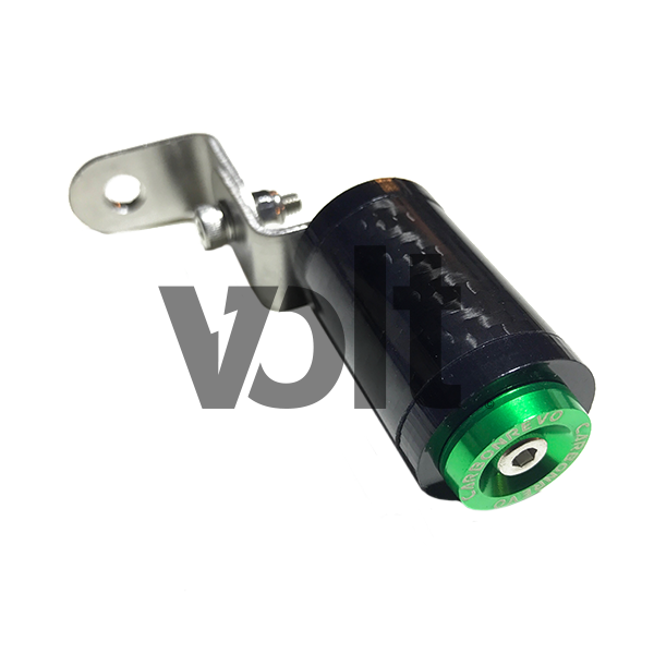 Carbon revo support de feux arrière vert - 1 paire - universel pour trottinette Carbon Revo