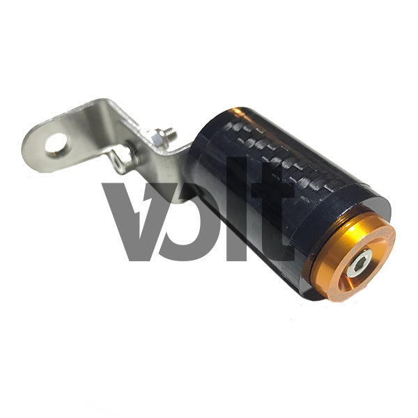 Carbon revo support de feux arrière orange - 1 paire - universel pour trottinette Carbon Revo