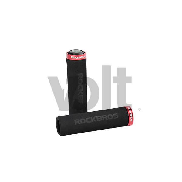 Rockbros poignees mousse (paire) noires pour trottinette ROCKBROS