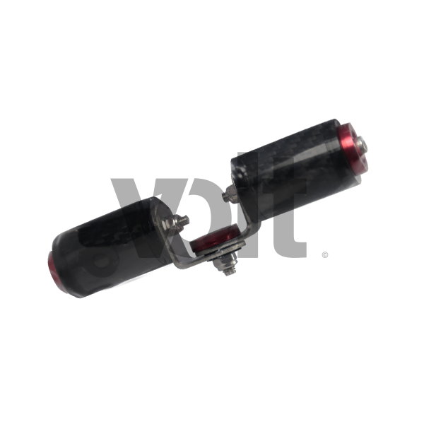 Carbon revo support de phare guidon (paire) - ninebot pour trottinette Carbon Revo