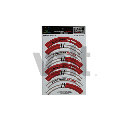 Carbon revo sticker jantes rouge et blanc - dualtron ultra/thunder pour trottinette Carbon Revo