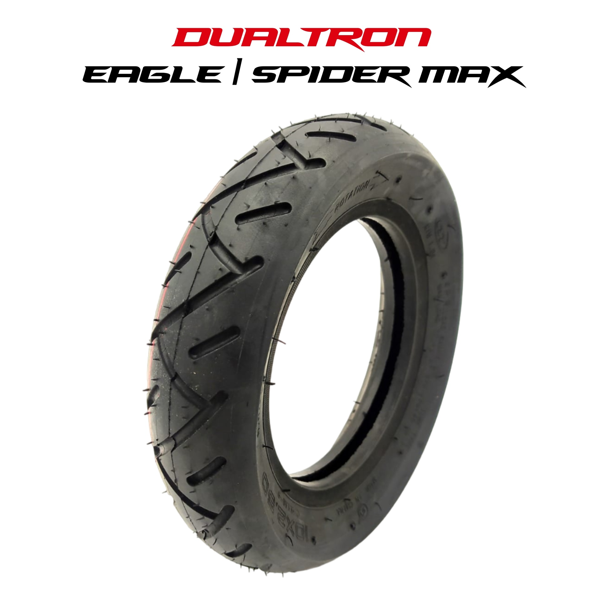 Pneu 10x2,5 pour trottinette Dualtron