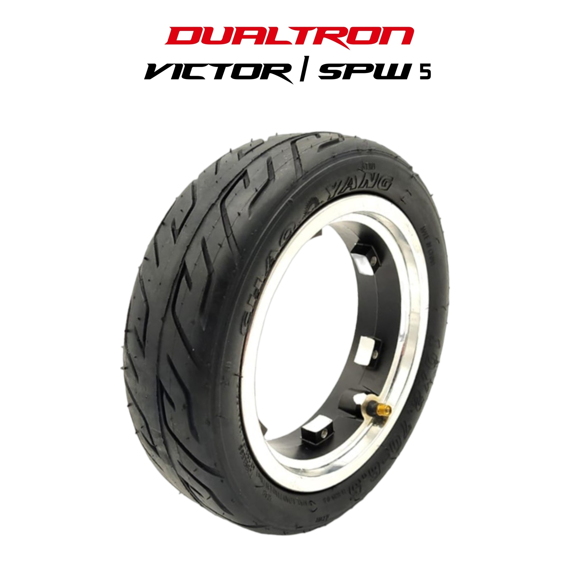 Roue complete (jante et pneu) pour trottinette Dualtron