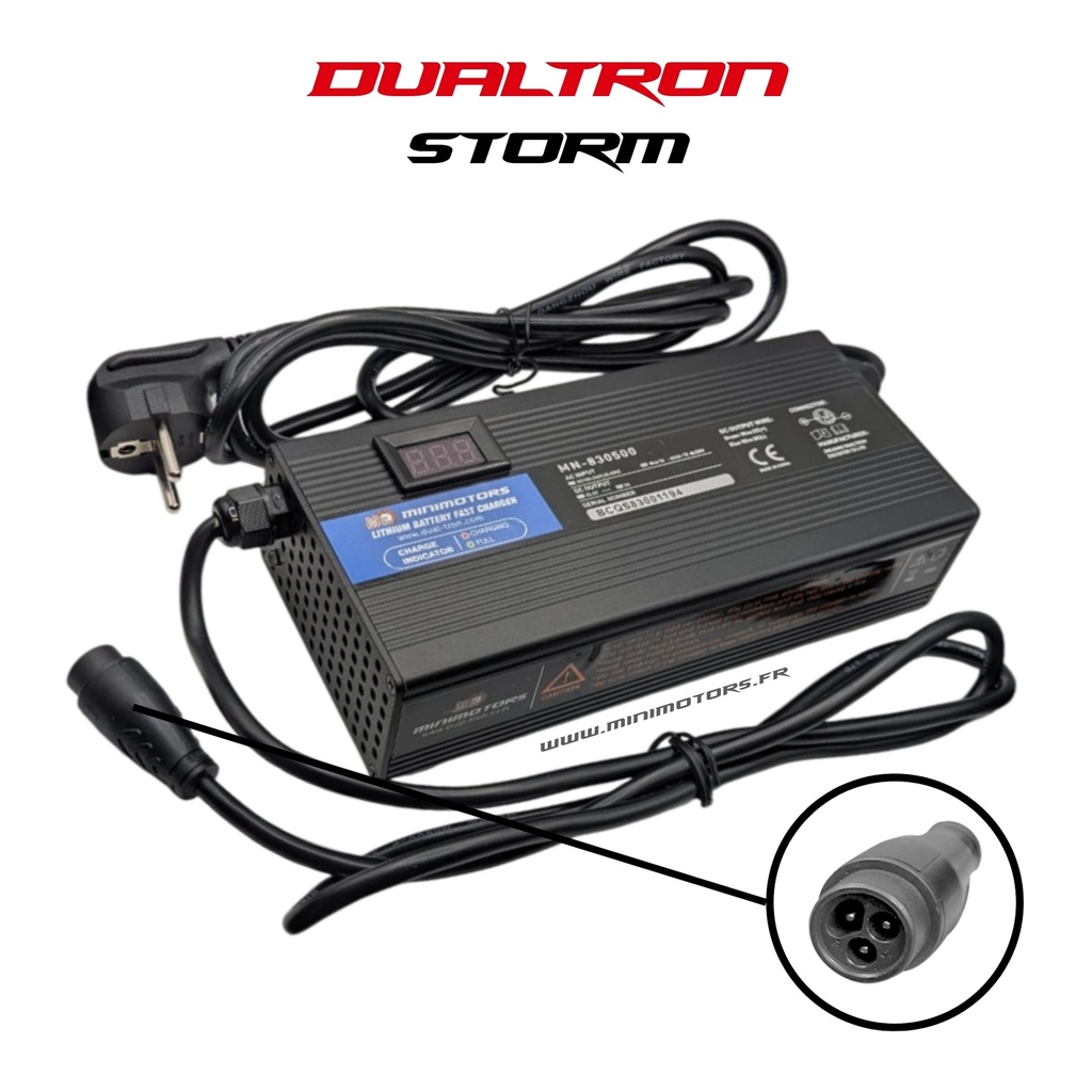 Chargeur rapide 95.4V4A pour trottinette Dualtron