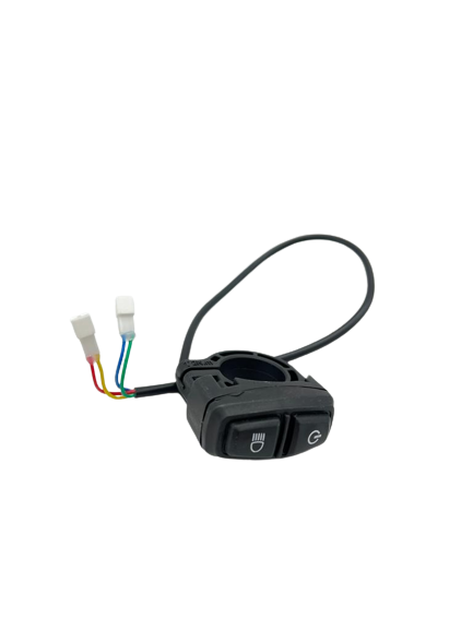 Commodo multifonction (allumage, phare) pour trottinette Dualtron