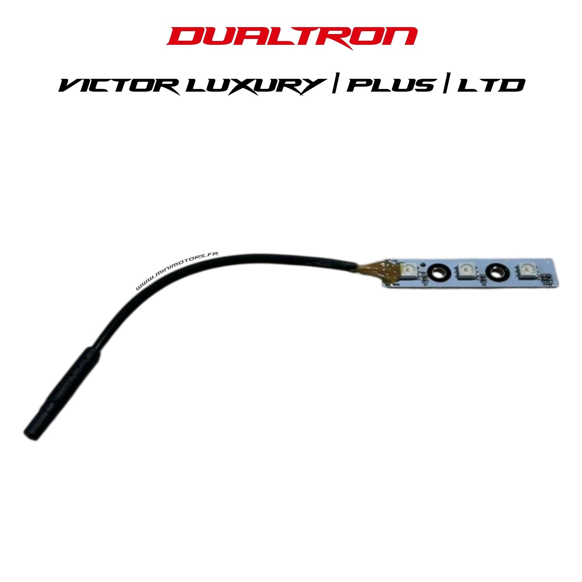 LED bras fourche av droit (120mm) pour trottinette Dualtron