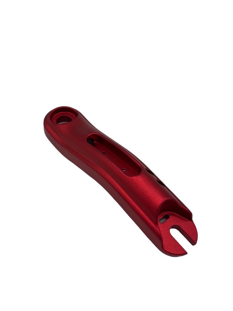 Bras de fourche droit av rouge pour trottinette Dualtron