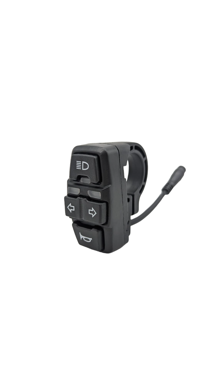 Commodo phare / clignotant / klaxon pour trottinette Dualtron