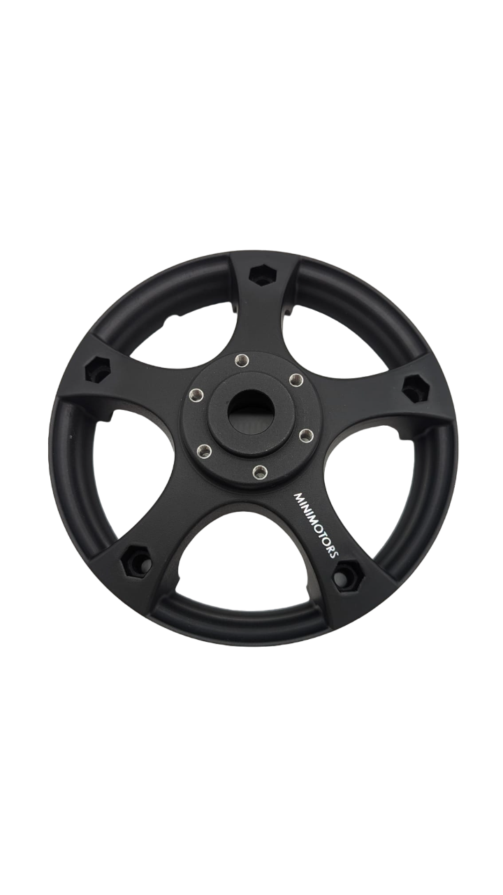 Jante avant droite avec trous pour trottinette Dualtron