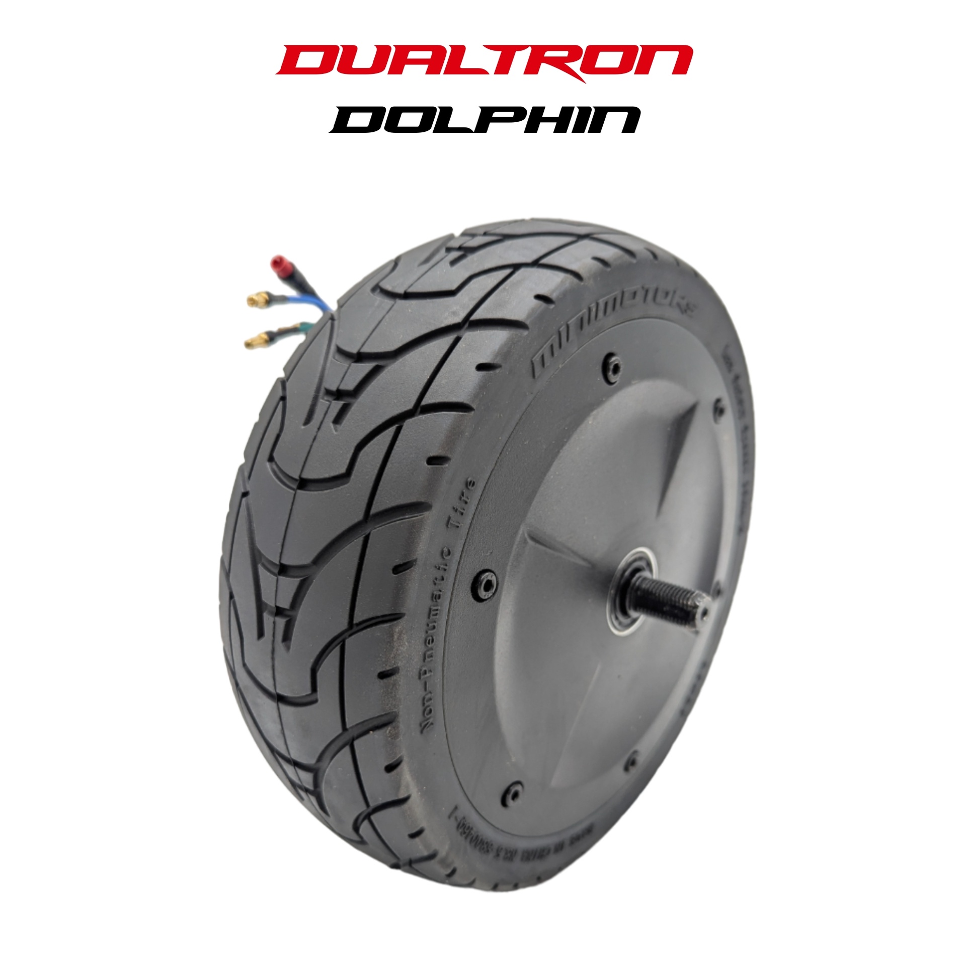Moteur ar avec pneu plein pour trottinette Dualtron