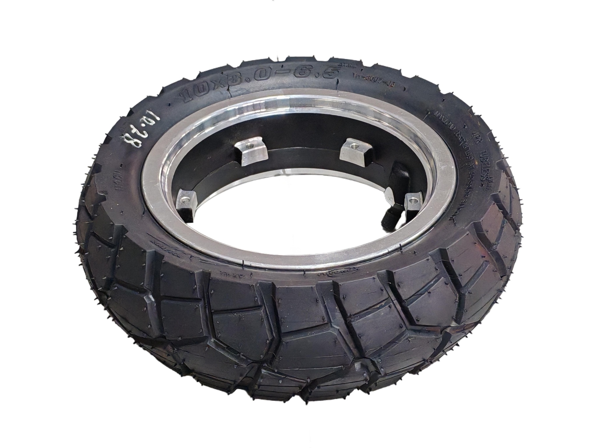 Roue complet av (jante + pneu anti crevaison ) pour trottinette Dualtron