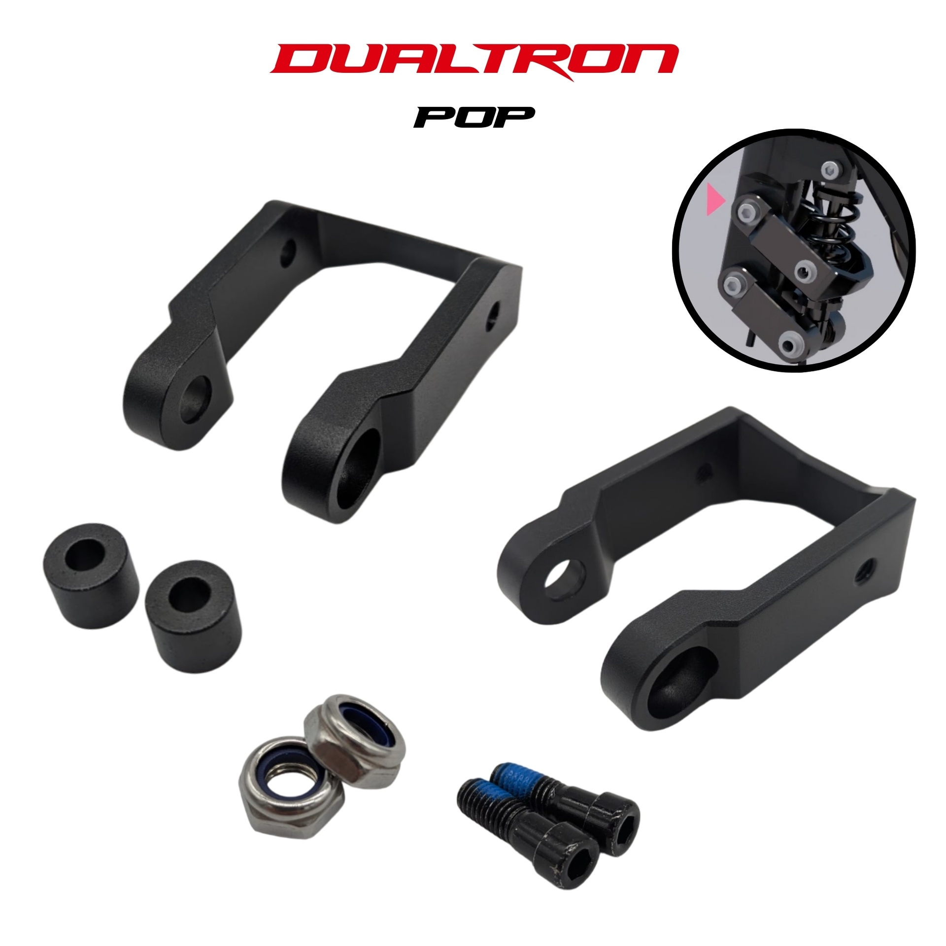 Kit fourche avant 2024 pour trottinette Dualtron