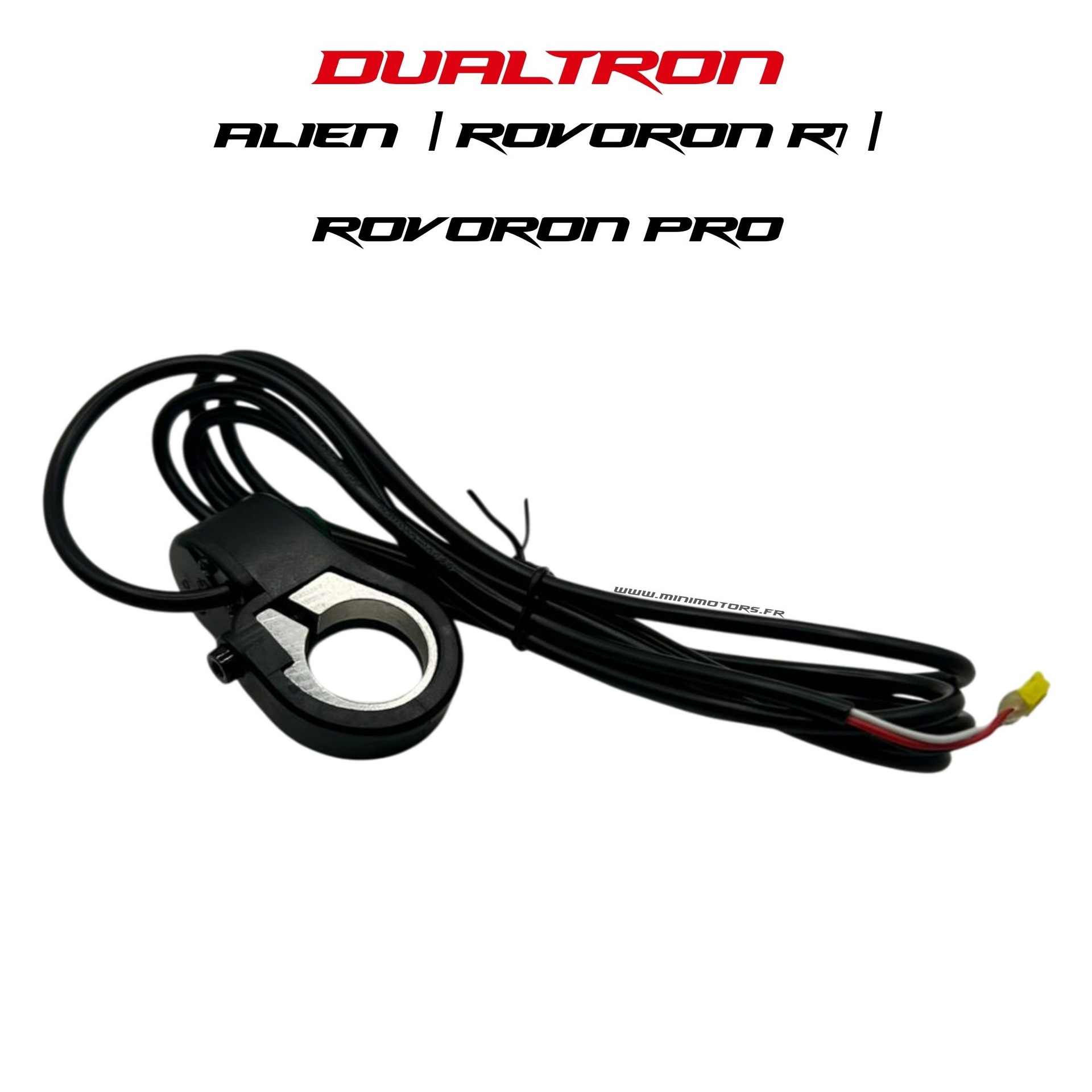 Bouton turbo avec CABLE(1800MM) pour trottinette Dualtron