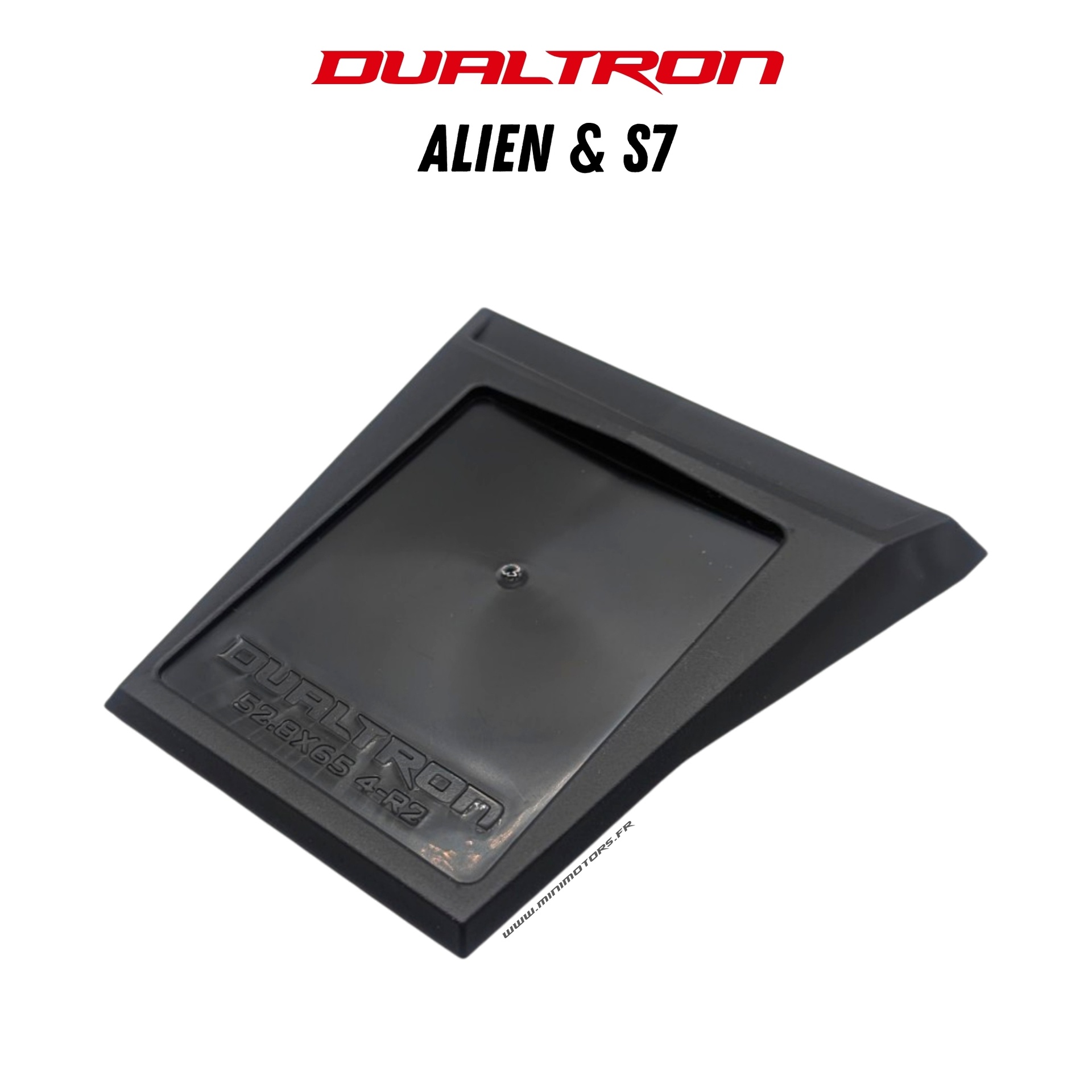 Support plaque d’immatriculation pour trottinette Dualtron