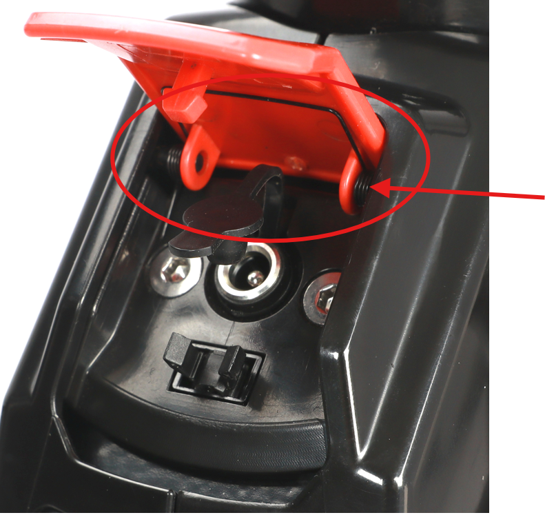 Ressort cache port de charge pour trottinette Dualtron