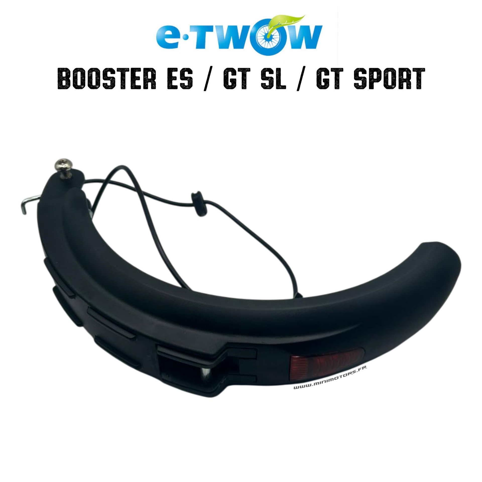 Garde boue arriere avec LED pour trottinette Etwow