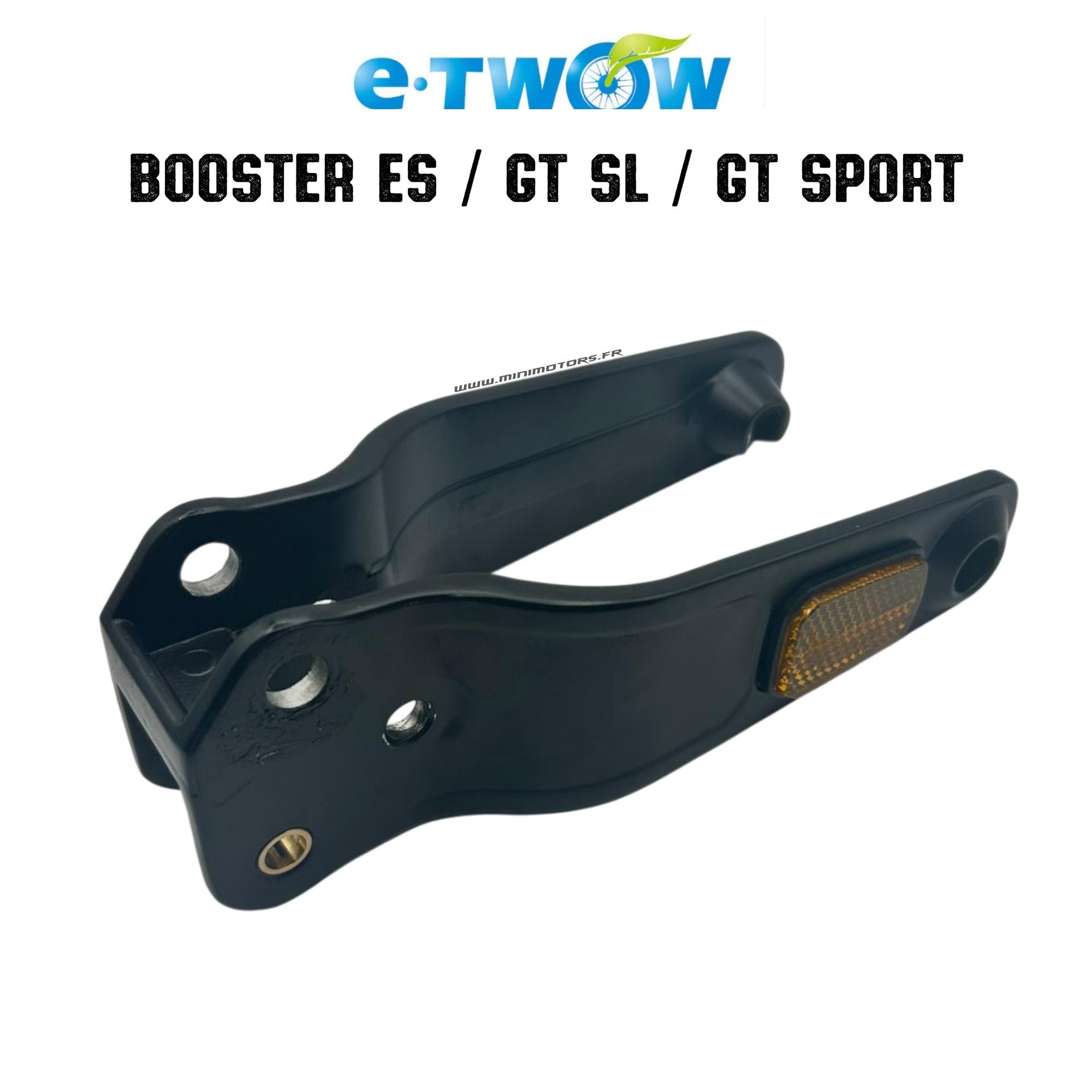 Fourche arriere noire pour trottinette Etwow