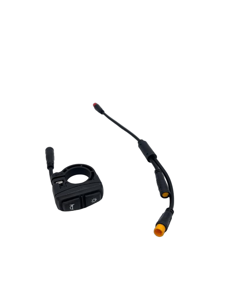 Bouton klaxon et LED V2 pour trottinette Hero