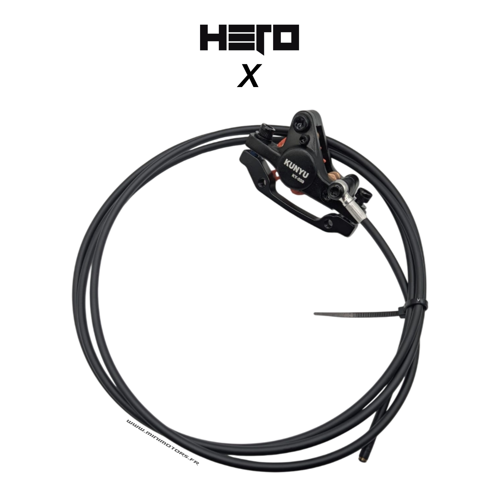 Etrier frein + durite arriere pour trottinette Hero