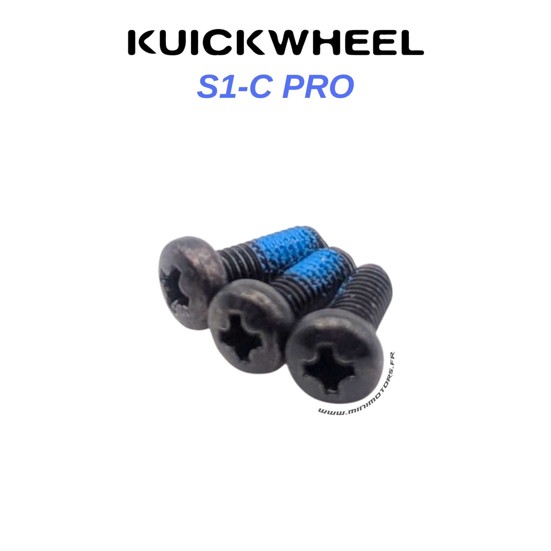 Vis cache ecran pour trottinette Kuickwheel