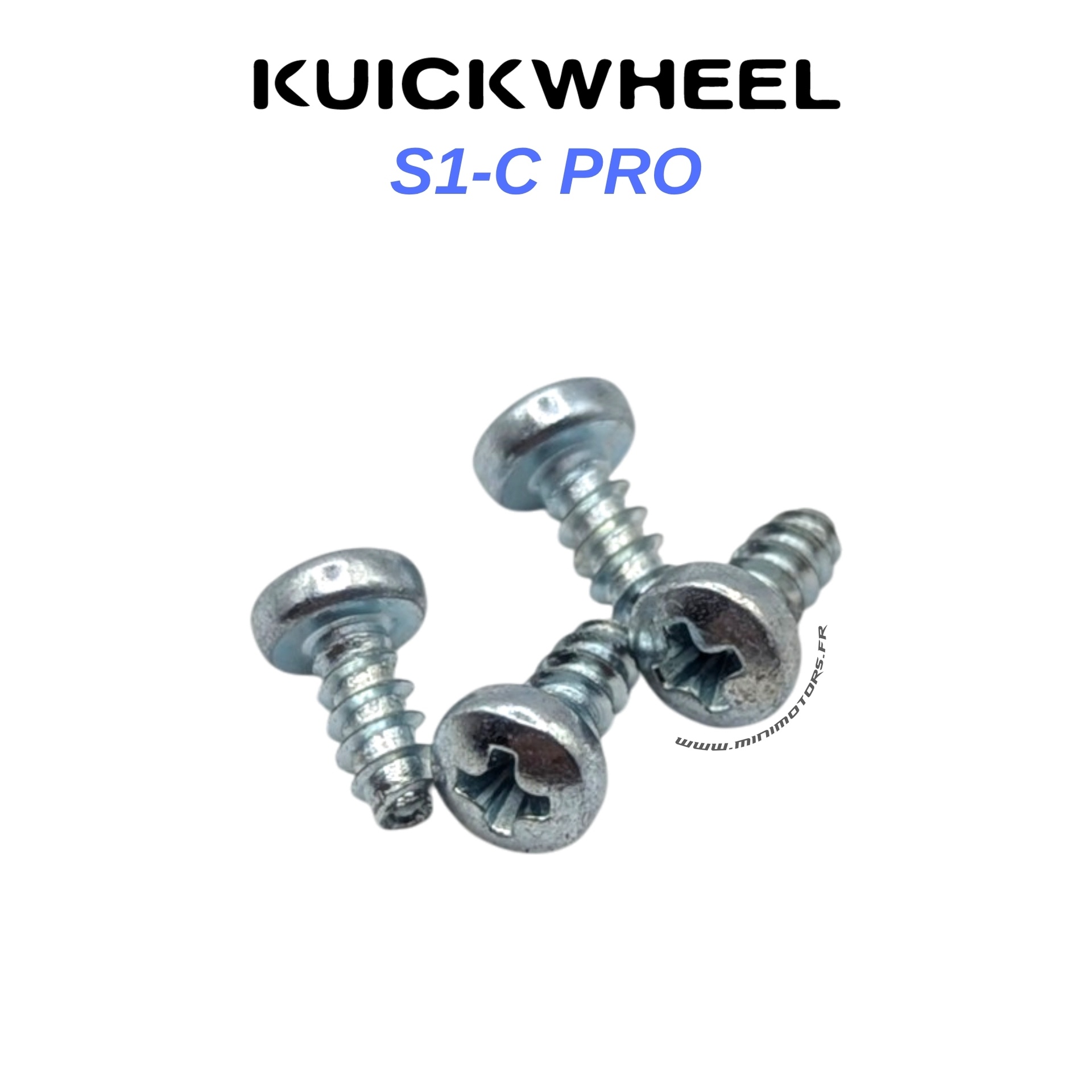 Vis display (x4) pour trottinette Kuickwheel
