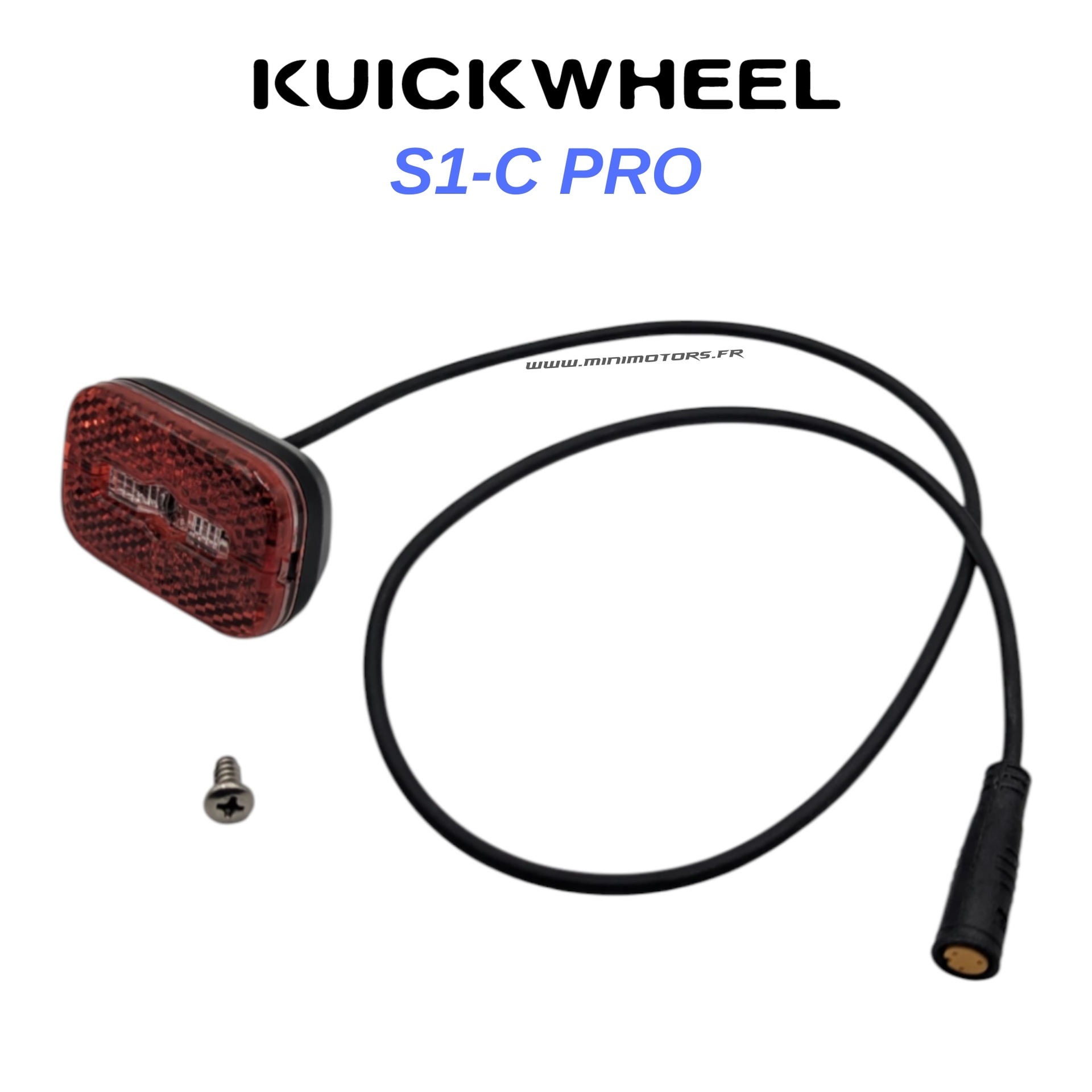 Feu stop version dgt pour trottinette Kuickwheel
