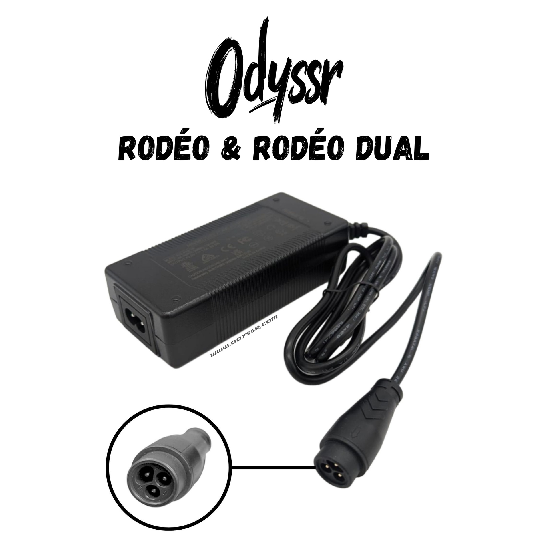 Chargeur 58.8V 2A pour trottinette Odyssr