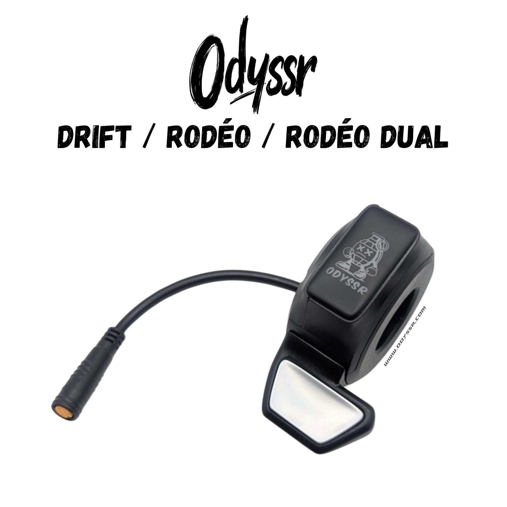 Accelerateur gachette pouce pour trottinette Odyssr