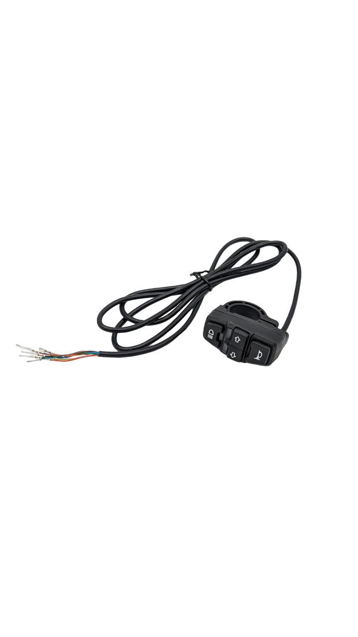 Commodo clignotants phare et klaxon pour trottinette Rovoron