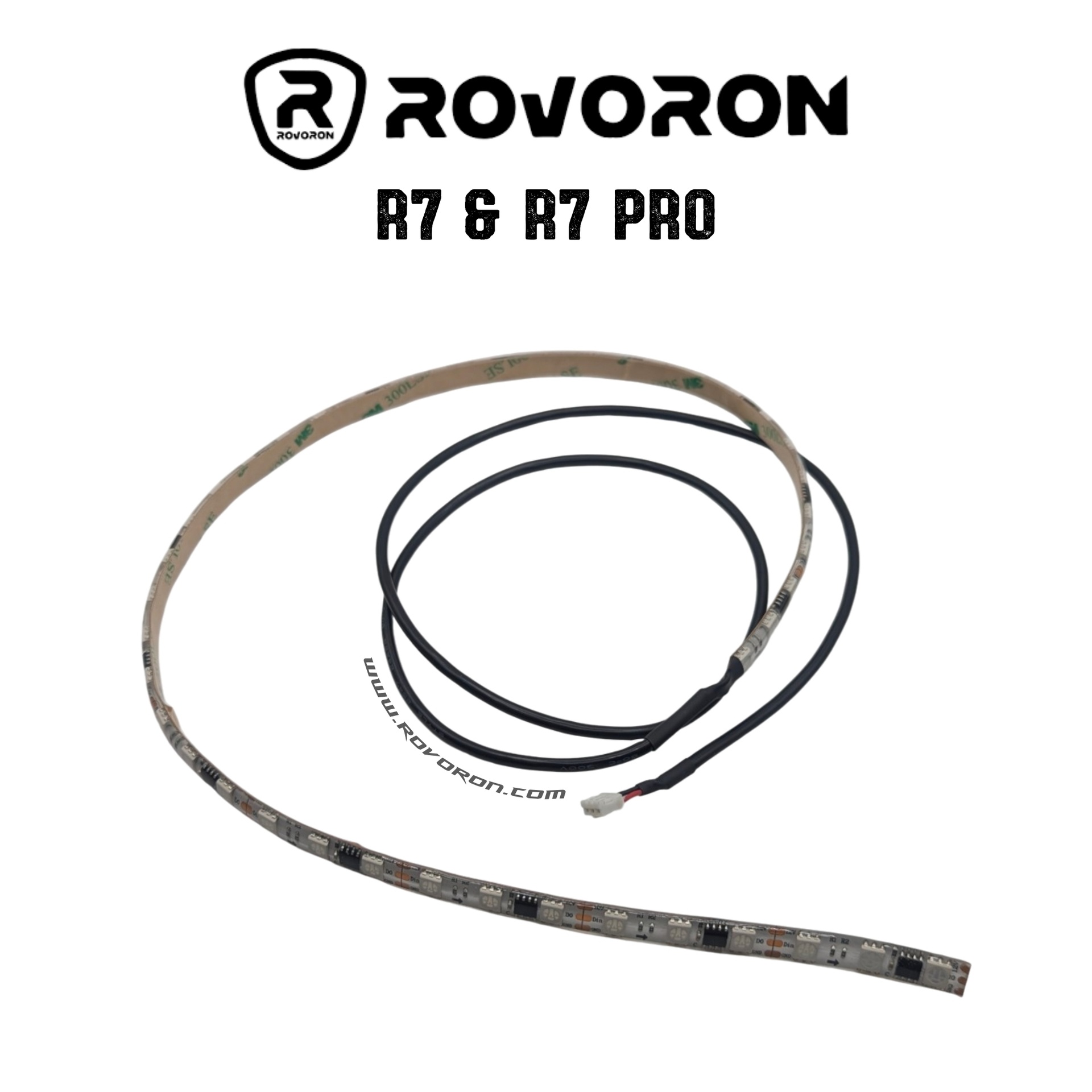 LED colonne de direction côté droit 750mm pour trottinette Rovoron