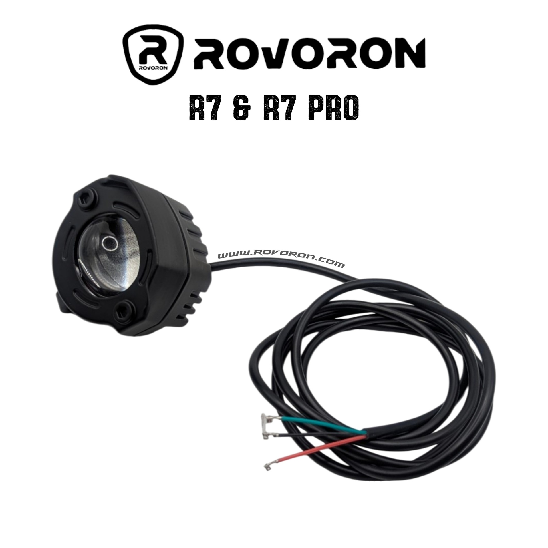 Phare avant + klaxon pour trottinette Rovoron