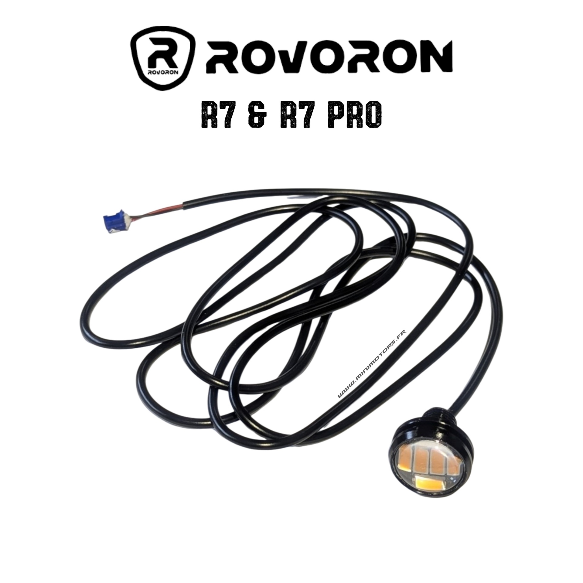LED clignotant avant gauche pour trottinette Rovoron