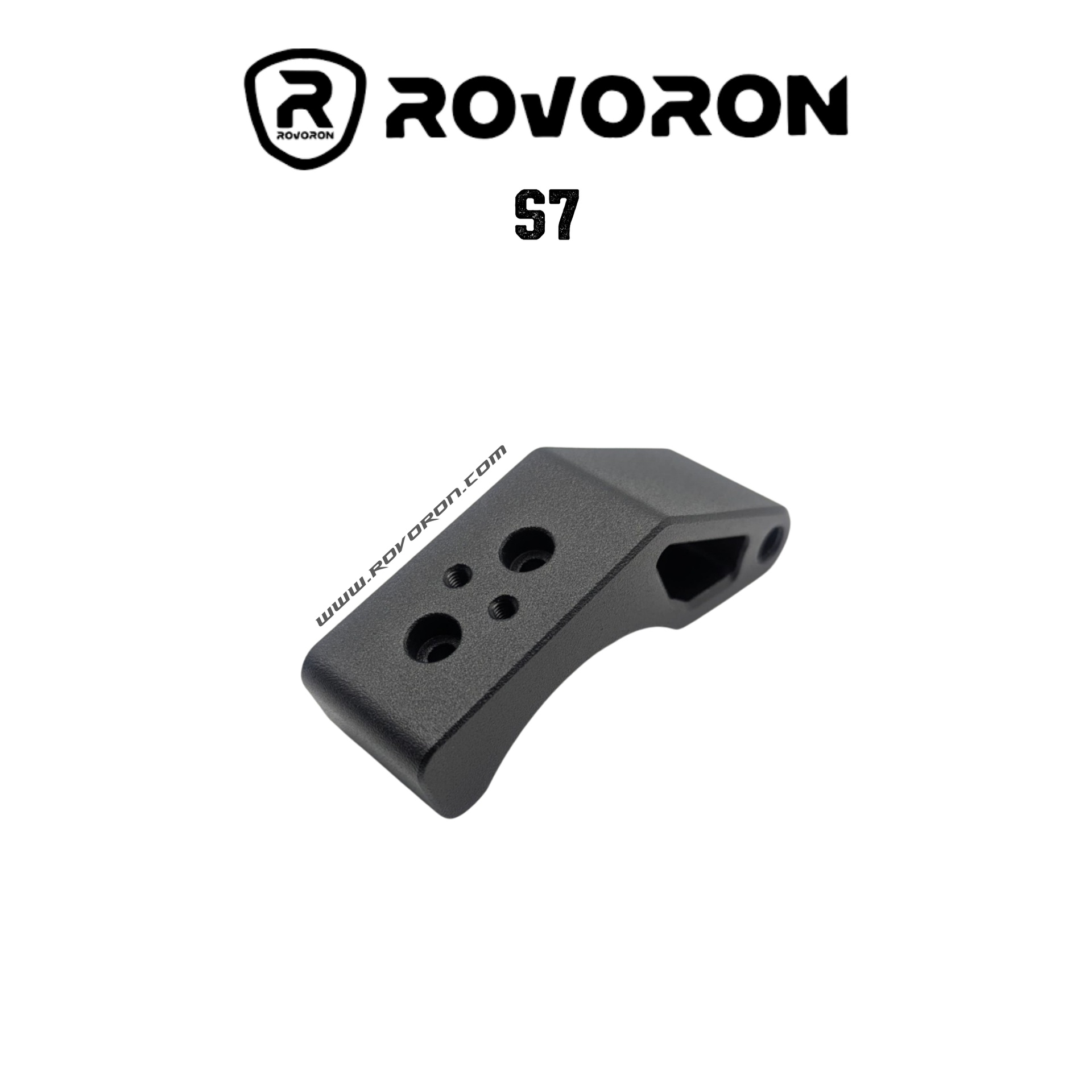 Support avant amortisseur de direction pour trottinette Rovoron