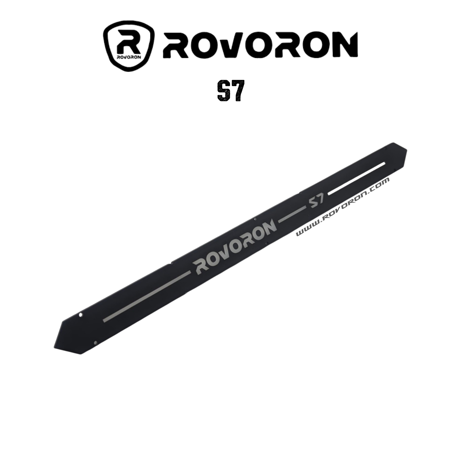 Cache logo du deck droit pour trottinette Rovoron