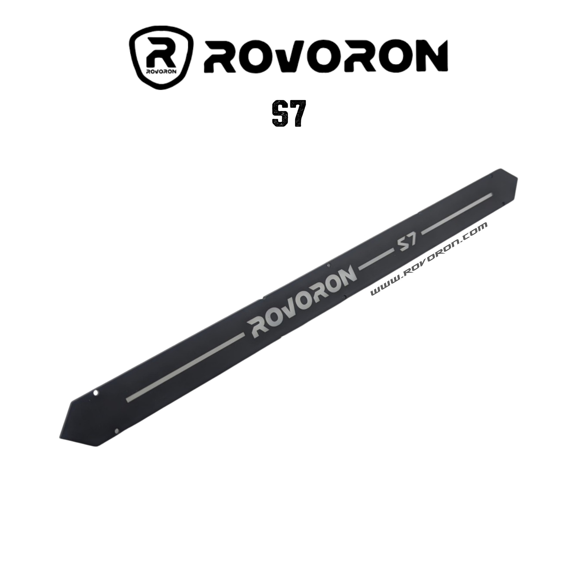 Cache logo du deck gauche pour trottinette Rovoron