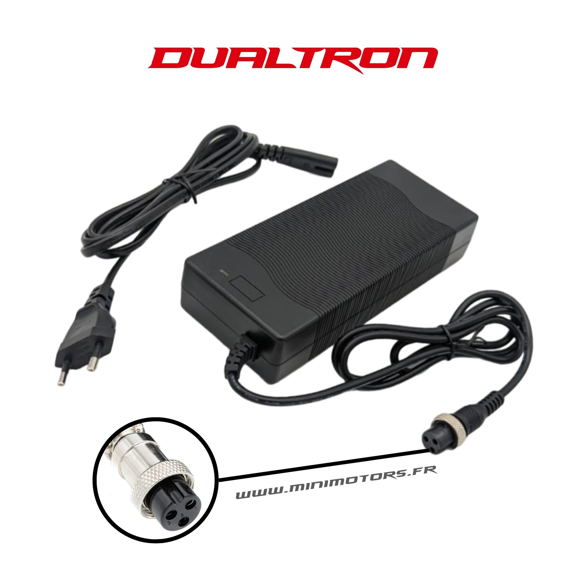 Chargeur 54,6V2AH (modele 48V) pour trottinette Dualtron