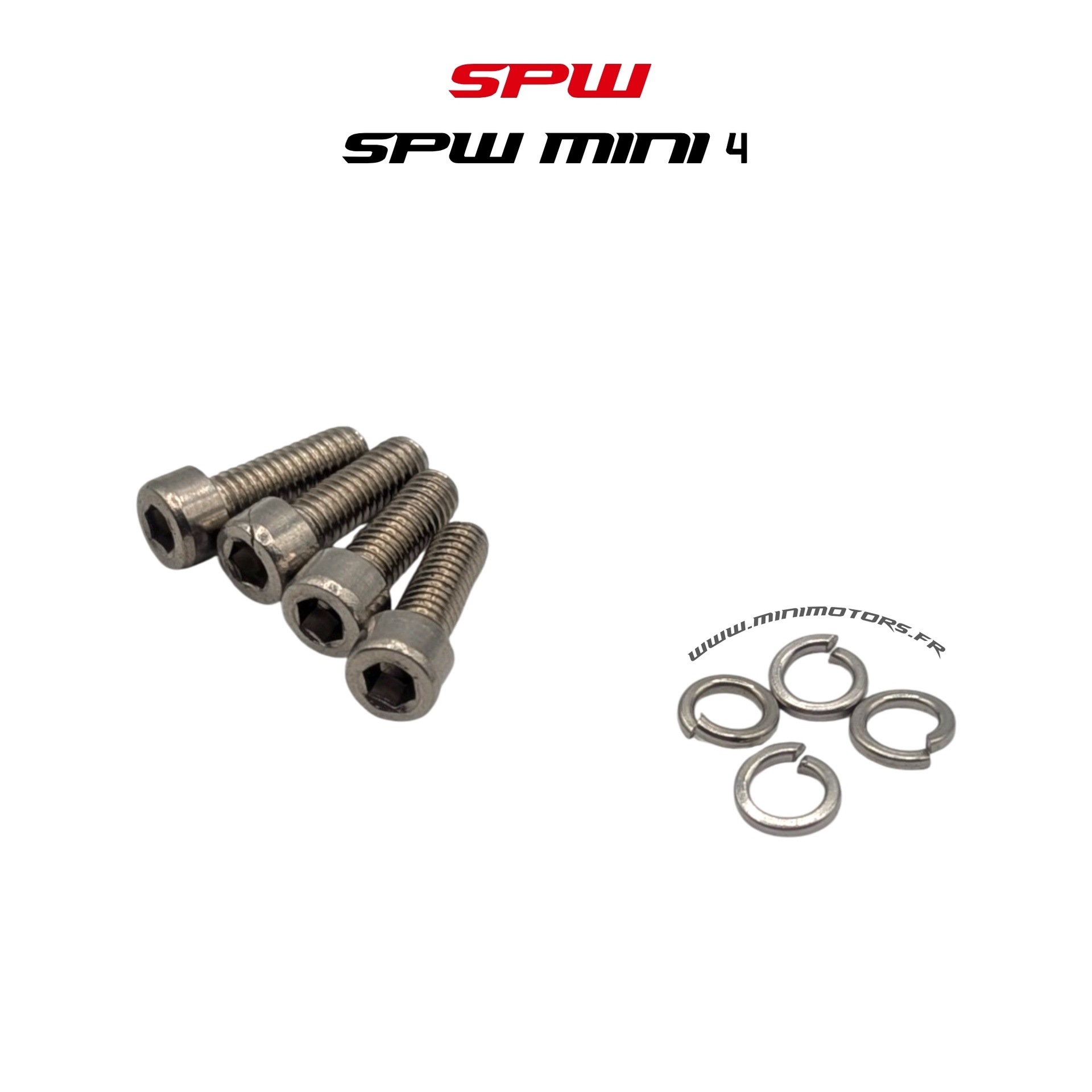 Vis du garde boue arriere (X4) pour trottinette Speedway