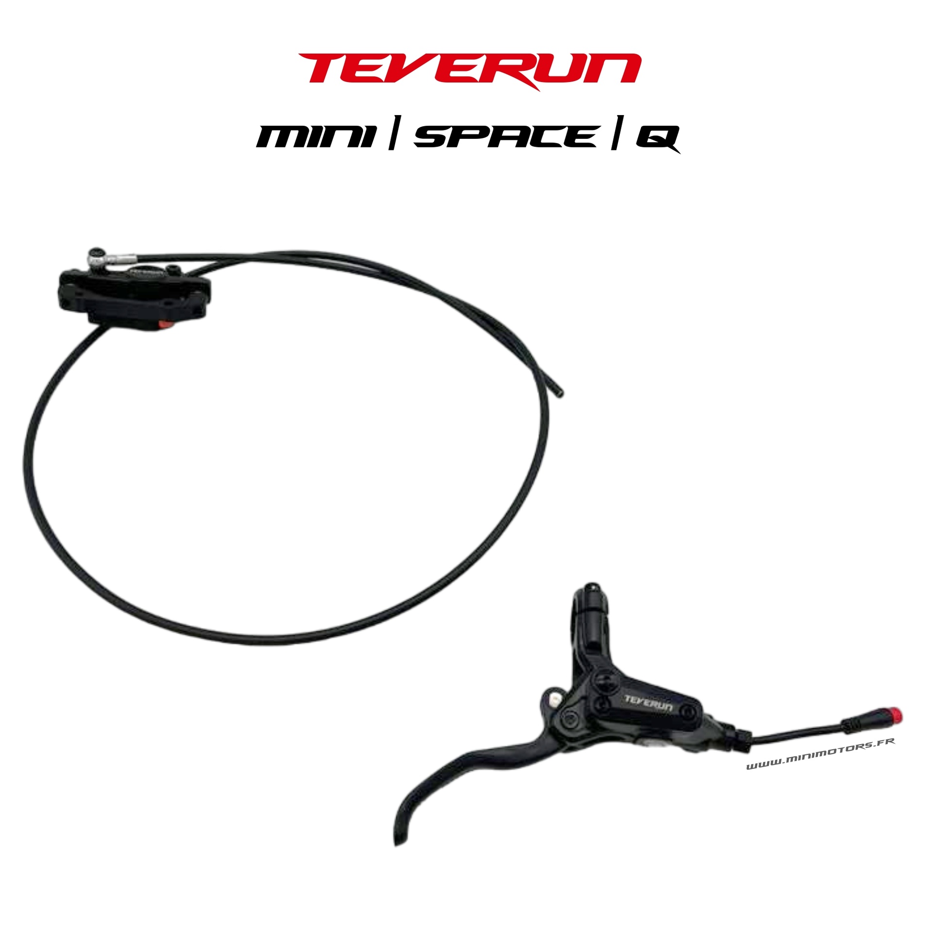 Kit complet de frein hydraulique av pour trottinette Teverun