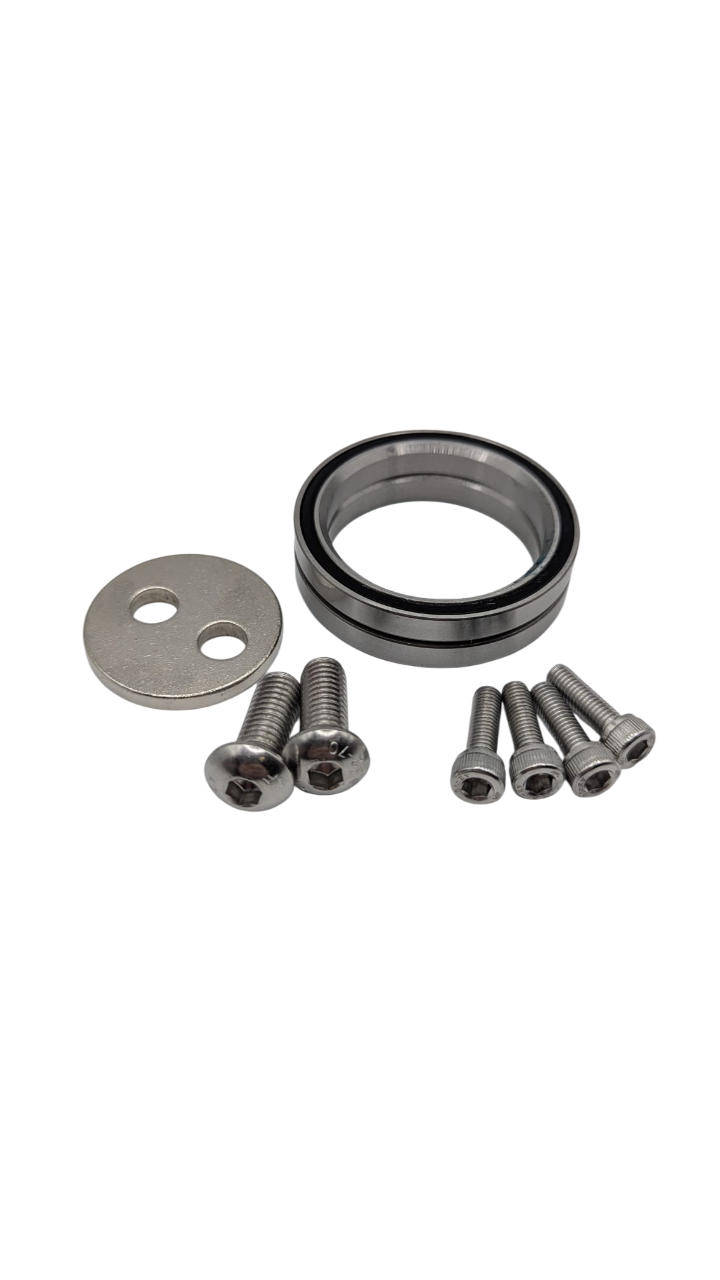 Kit vis + rondelle + roulements pour bras de fourche pour trottinette Teverun