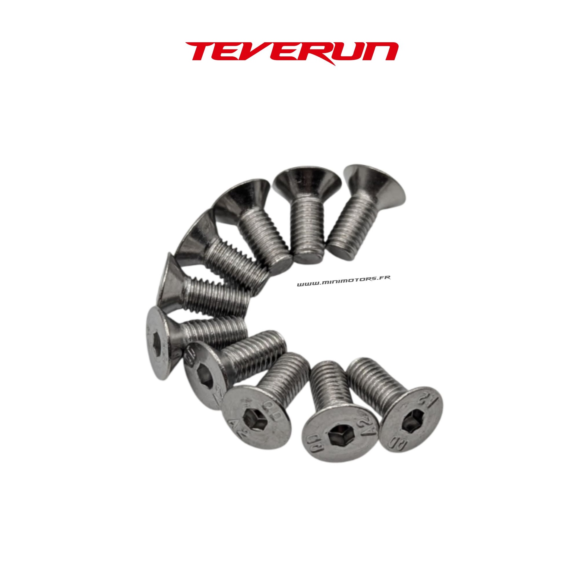 Vis deck 5x12 (X10) pour trottinette Teverun